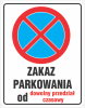 tablica zakaz parkowania
